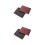 2Pièces Boîte Protection Anches Sax Alto Clarinette Bois Résistant 4