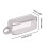 Clear Pencil Case Gray Large Capacity Foldable 3