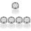 5Ensembles Étui Lentilles Claw Design Durable Usage 6