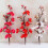 røde blommeblomstkagetoppere 3