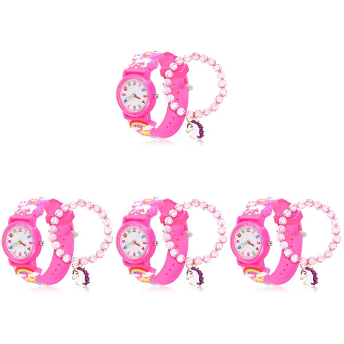 4Ensembles Et Bracelet Mode Couleurs Variées 1
