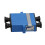 kenable SC  SM Duplex Fibre Optic Patch Panel Mount Gland Coupler Single Mode DX Blue 2