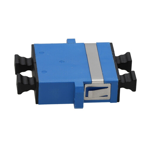 kenable SC  SM Duplex Fibre Optic Patch Panel Mount Gland Coupler Single Mode DX Blue 1