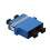 kenable SC  SM Duplex Fibre Optic Patch Panel Mount Gland Coupler Single Mode DX Blue 4
