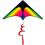 Polyester Triangular Kite With Rainbow Colors Glassfiber Frame For Gifts Kids 7