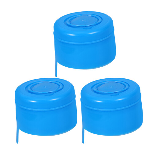 15Pièces Couvercles Étanches Bleus En Pour Bouteilles D'eau 1
