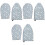 6Pièces Isolation Repassage Bleu Coton Usage 3