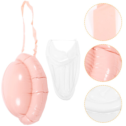 5Ensembles Décoration Barbe Et Ventre Gonflables PVC 2