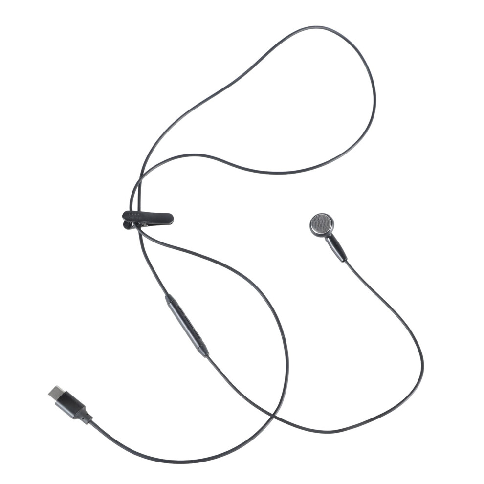 Usb Type C Earbphone Single Side Earphone Usb C Earbud Single Earbuds With Microphone Coils Reinforced Cord Type C 9405492207080