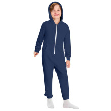 Syksyn/talven uutuudet Lasten hupullinen body, yksivärinen, pitkähihainen, vetoketjullinen -vuorillinen, lämmin ja taskuilla varustettu, söpö ja