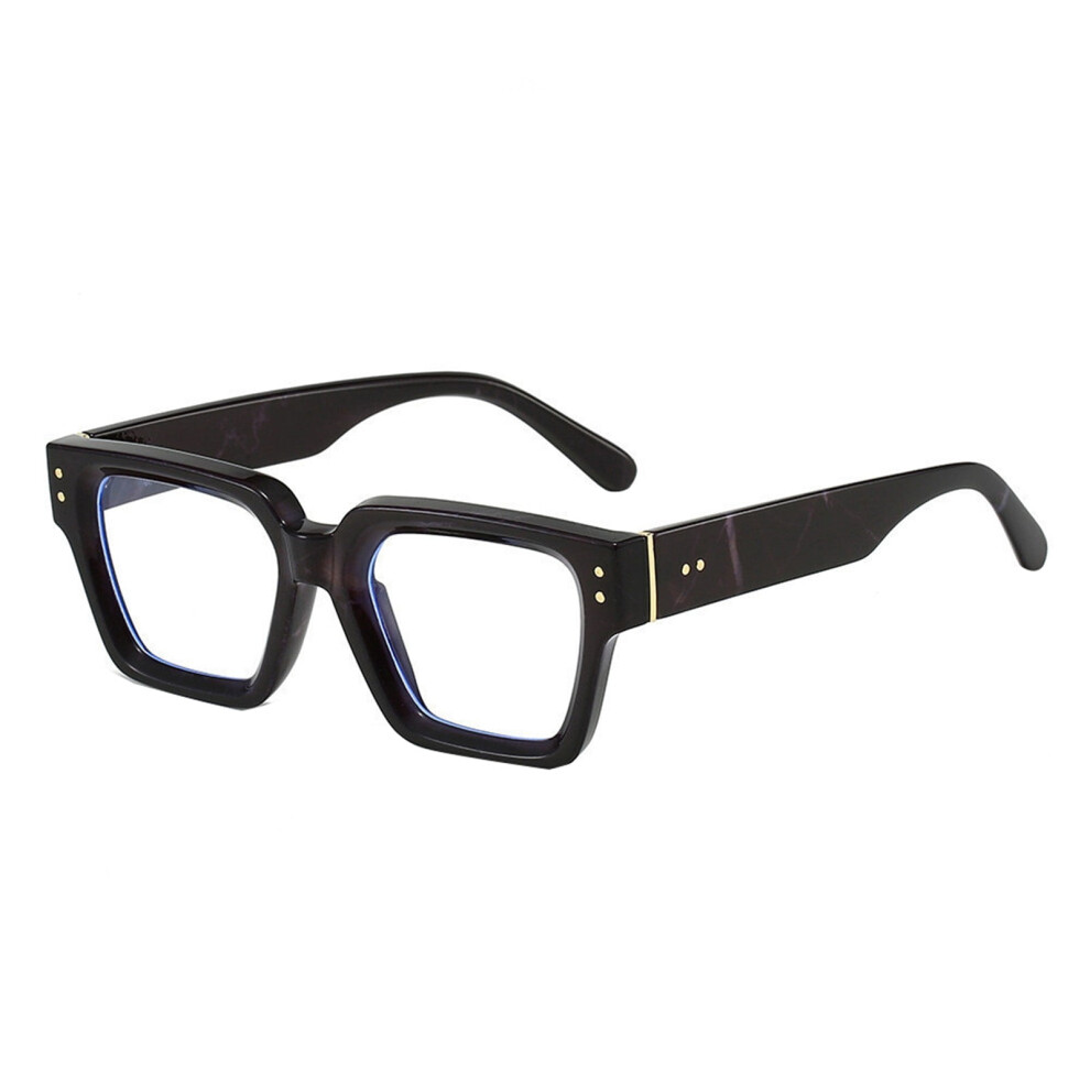 Square Blue Light Blocking Glasses Clear Lenses 1 Pair