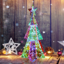 Décoration lumineuse pour sapin de Noël, ornement festif illuminé pour la maison, le salon et la chambre à coucher, décoration de Noël