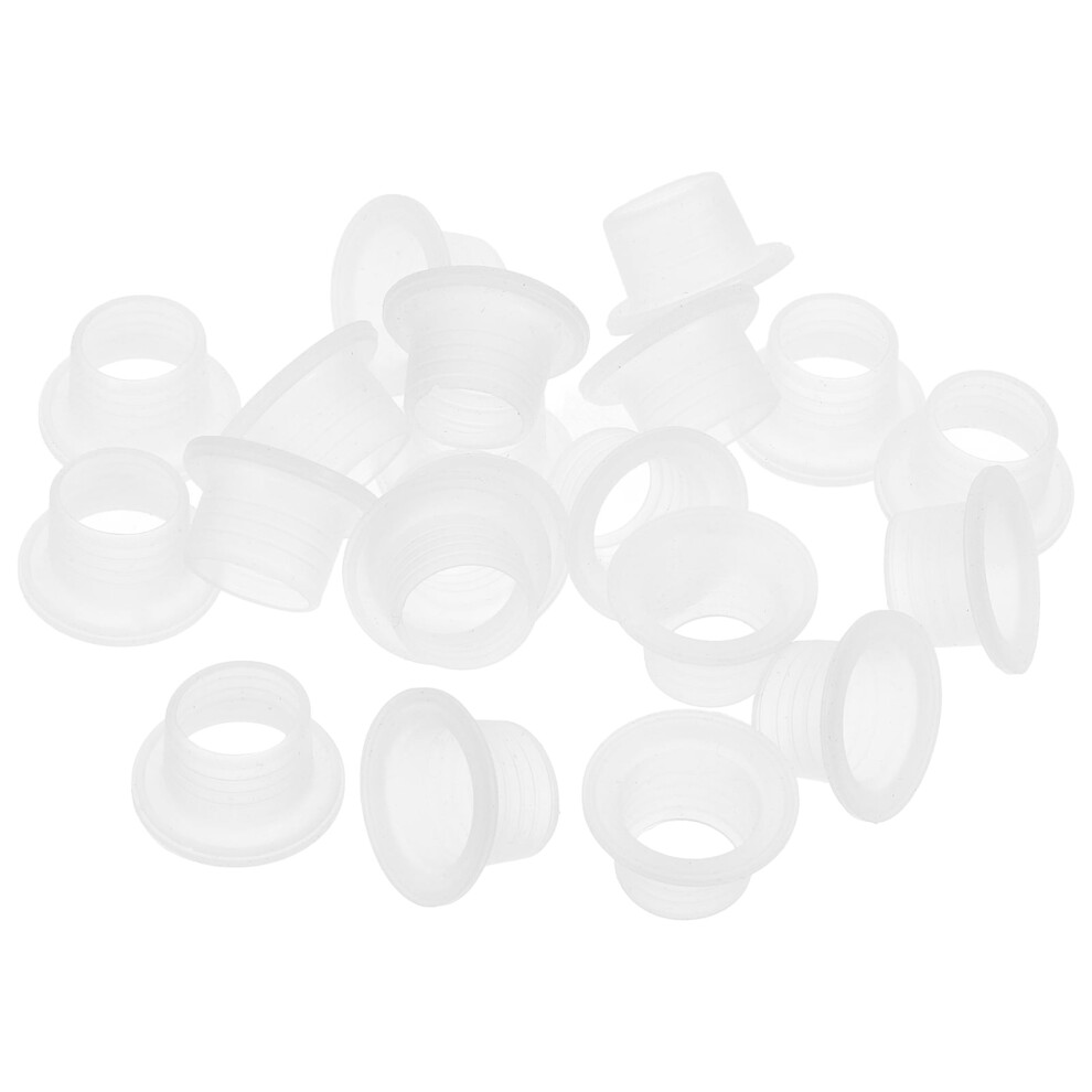 20Pcs White Silicone Faucet Leakproof Washer With Quick Acting Tape For Tight Seal 9405492208834