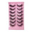 10 ζευγάρια αφράτες ψεύτικες βλεφαρίδες Wispy Lashes 3D Volume Strip Lashes 1