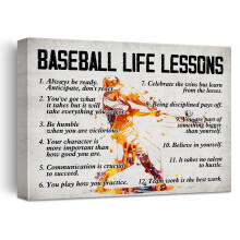 Affiche de baseball sur toile, décoration murale, 1 pièce