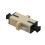 kenable SC MM Simplex Fibre Optic Patch Panel Mount Gland Coupler Multi Mode SX Beige 1
