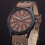 Relógio de quartzo masculino clássico com pulseira de couro, compatível com Android – AW1351-56W 1