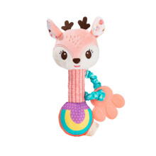 Tarmeek Baby Soft Rattles & Teething Toys for 0-6M, Stuffed Animal Grip Toys for 6-12M Toddlers, Birthday Gifts – Compatible with Infant Development