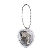 Delicate Heart Music Box Stylish Keychain Charm Exquisite Craftsmanship for Special Moment and Home Decoration