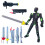 T-13 3D-utskriven flerledad robotfigur (14 cm) 1