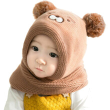 Baby Kids Warm Winter Hats Baby Girls Winter Hat Cute Thick Earflap Hood Hat Scarves with Ears 3M-24M