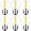 Λάμπα Edison E26 4W4000K400lm AC120V G16.5 Συσκευασία των 6 1