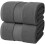 Draps de bain de luxe 100 % coton filé à l'anneau, lot de 2, 600 g/m² 1