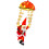 LED Christmas string lights with Santa parachute design 1