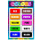 Educational Colour Poster for Toddlers & Classrooms 1