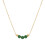 Collier en acier inoxydable avec pierre, style chinois 1