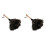 Plumeau à manche en bois, 33 cm, lot de 2 1