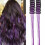 Apliques de cabelo Rainbow Clip-In 20,5 polegadas (52 cm) - 12 peças 1