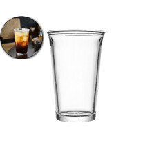 Tazza da caffè in vetro trasparente per uso domestico, 350 ml