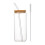 Mug cola gloine borosilicate 16oz le clúdach adhmaid 1