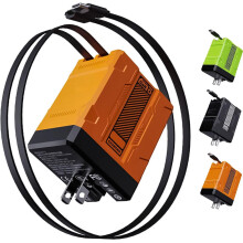 2-in-1 Fast Charging Adapter Compatible with 120W, Retractable & Foldable Wall Plug for Phone, Tablet, Laptops