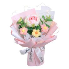 Bouquet di rose all'uncinetto (1 pezzo)