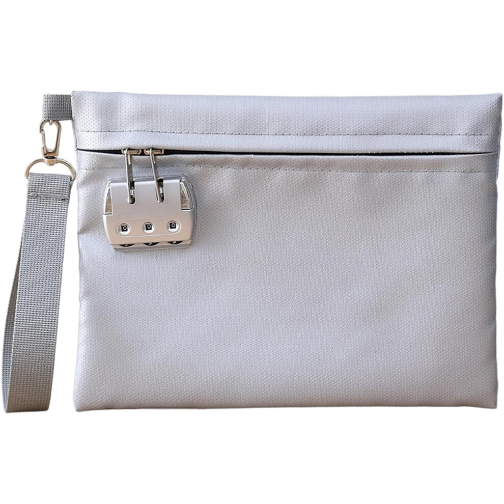 Fireproof Document Bag Gray Large