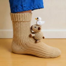 3D Knit Animal Socks Winter Christmas Style2Pairs