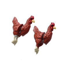 Cute Cartoon Chicken Stud Earrings Lightweight Alloy Ear Pendant Jewelry For Daily Wear And Gift Giving
