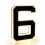 LED-oplyste adressenumre – matsorte, 1