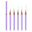 Set van 5 metallic nagelpenseeltjes 1