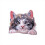 Parches termoadhesivos con estampado de gatos para ropa y manualidades. 1