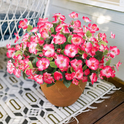 Fiori artificiali realistici in seta a 7 teste