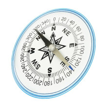 Boussole de survie ronde pour le camping, grande boussole de poche de 100 mm, boussole pour enfants idéale pour la randonnée et la navigation en