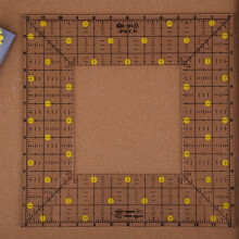 1 Piece Quilting Ruler,Acrylic Square Ruler,Quilting Template(12.5X12.5in)