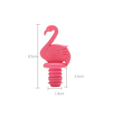 Lot de 5 bouchons créatifs en silicone 3D pour vin rouge, bouchons hermétiques pour la conservation de la bière, bouchons de qualité alimentaire