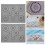 4Pièces Plateau De Perles Gris Pratique Pour Fabrication De 8