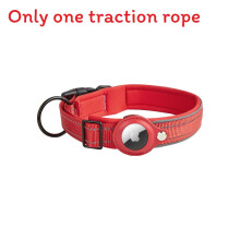 (Red, S) Gps Tracking Pet Collar With Solid Color Nylon Design For Safety Daily Pet