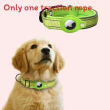 (LightGreen, L) Gps Tracking Pet Collar With Solid Color Nylon Design For Safety Daily Pet