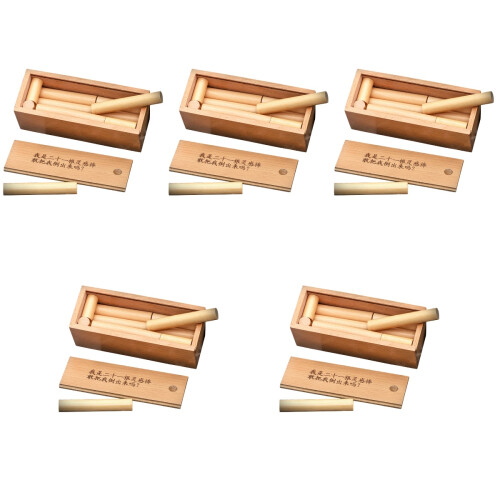 5Ensembles Jeux Éducatifs Bois Intellectuels Multicolores 2